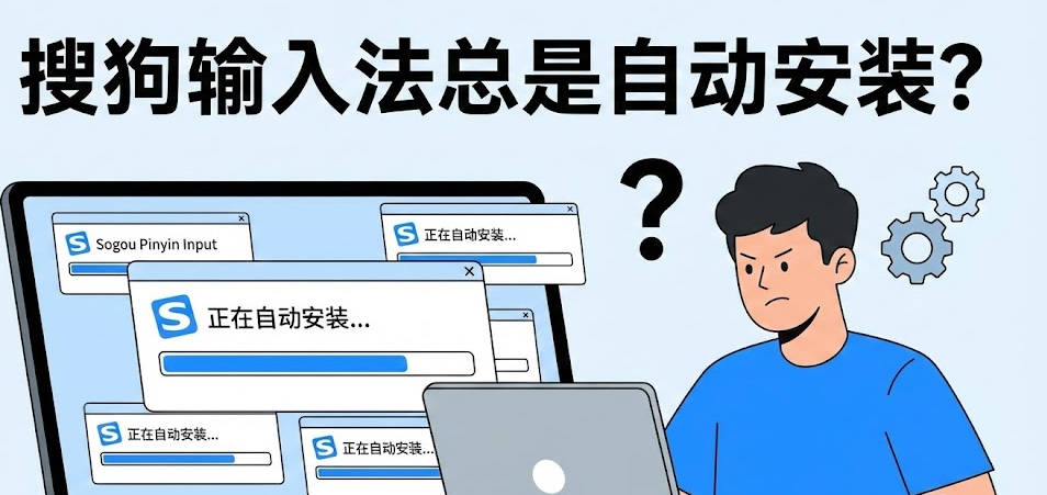 搜狗输入法总是自动安装