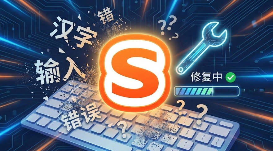 搜狗输入法打不出汉字