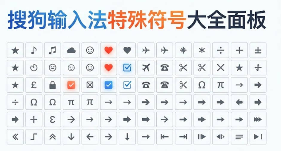 搜狗输入法特殊符号大全
