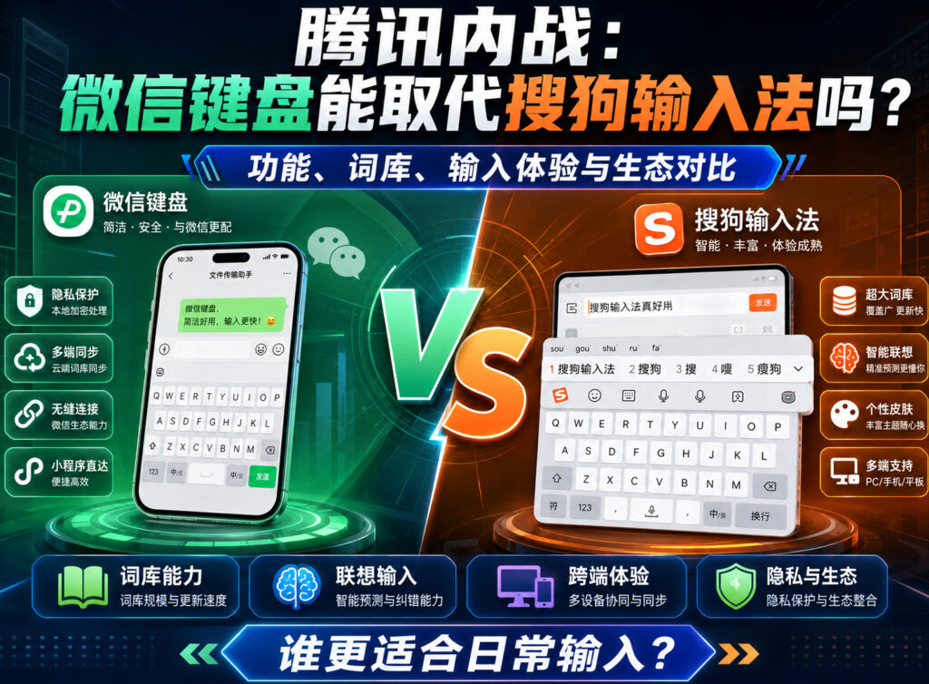 微信键盘能彻底取代搜狗输入法吗